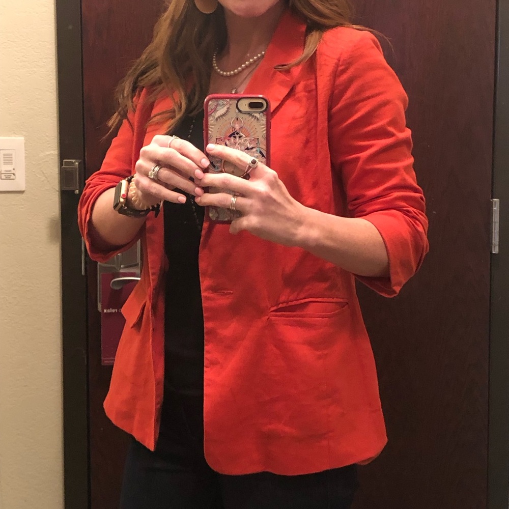 Red/Orange Blazer